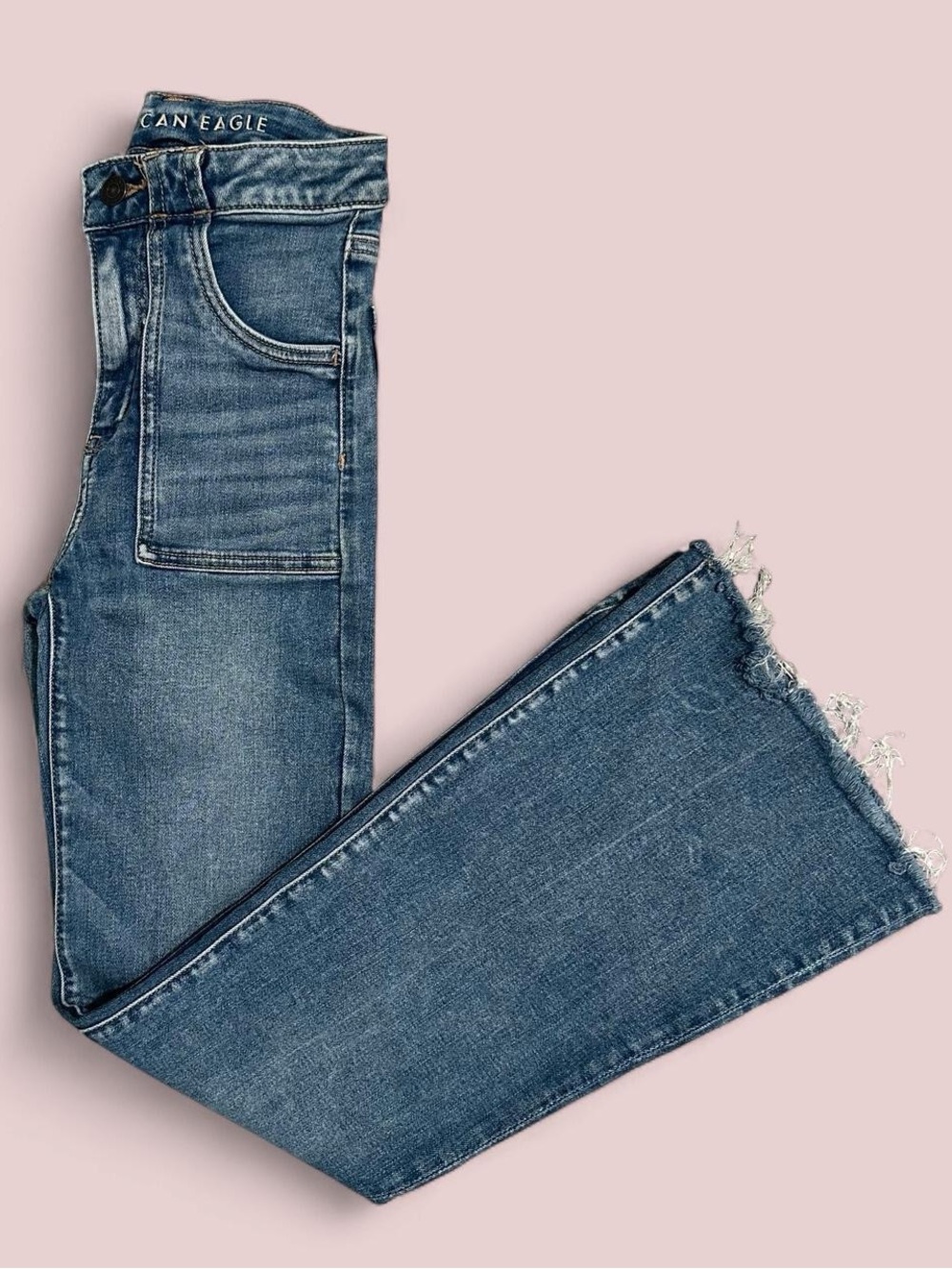 American Eagle Super High Waisted Flare Jeans